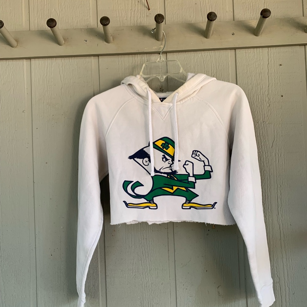 Cropped Fighting Irish Hoodie
